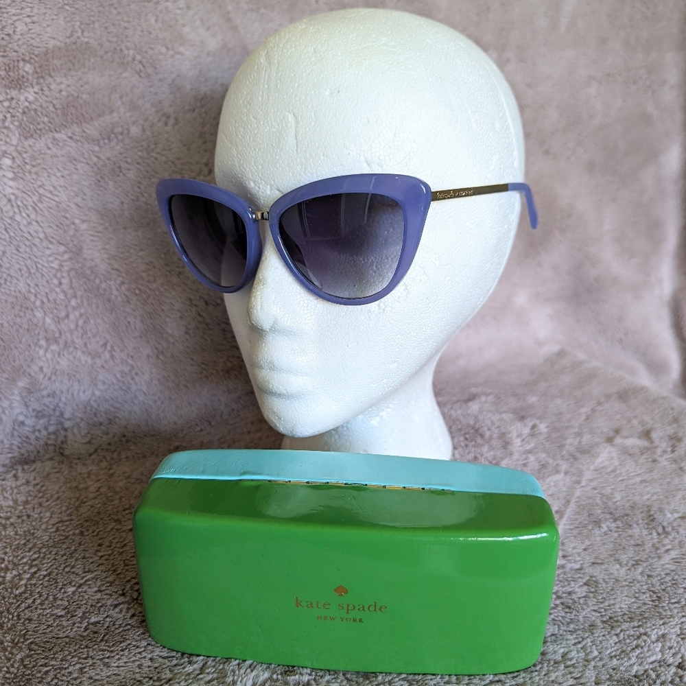 Kate Spade Lavender Oversized Cat Eye Sunglasses